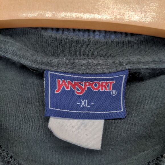 JanSport Men's IUPUI T-Shirt Black Size XL Short Sleeve Crew Neck Vintage - Picture 8 of 12